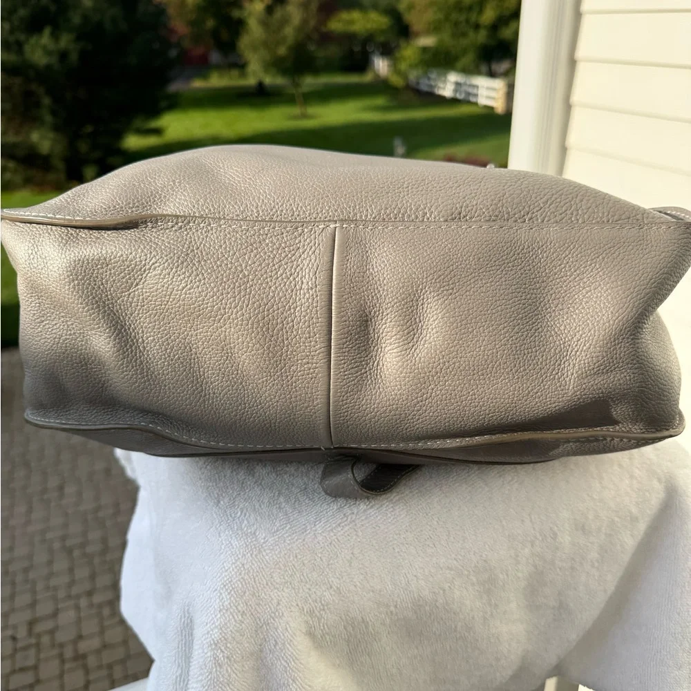 NWOT Designer Chloe Macie Medium Cashmere Gray Leather Handbag - Picture 10 of 16